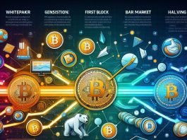 ai generated image of Bitcoin showing evolution of cryptocurrency