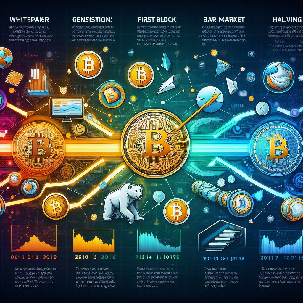 ai generated image of Bitcoin showing evolution of cryptocurrency
